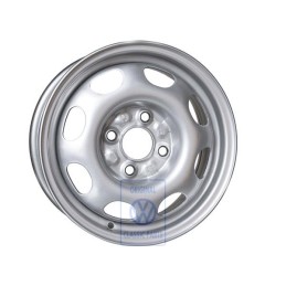 Original VW Steel Rim Chrome Colored - 6N0601025A 091