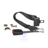Original VW Lap Belt And Belt Lock Black - 6N0857487 HCP