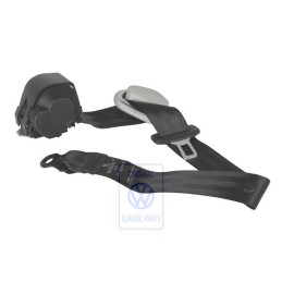 Original VW Three-Point Safety Belt Black - 6N0857806A HCP