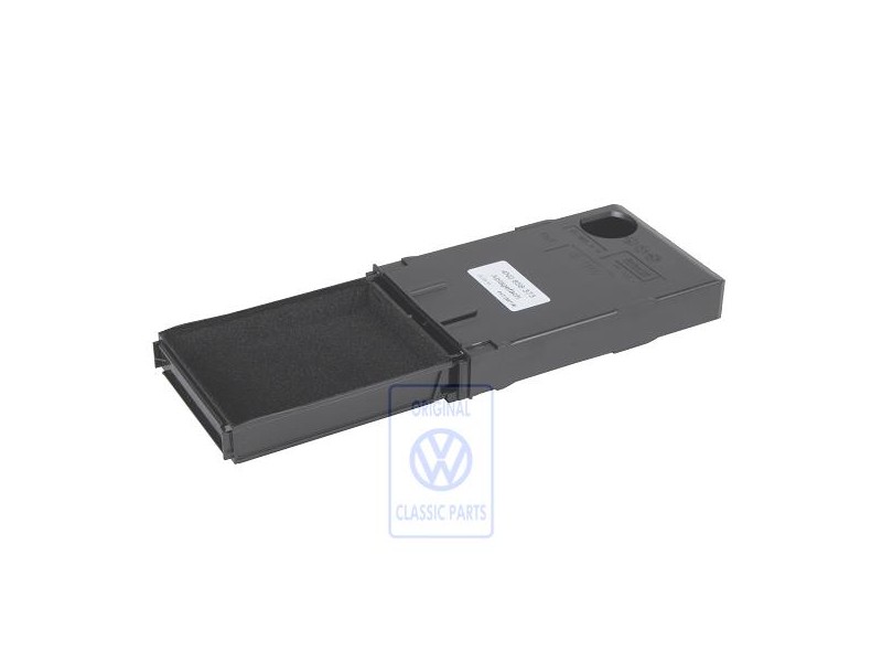 Original VW Stowage Compartment Satin Black - 6N0858373 01C