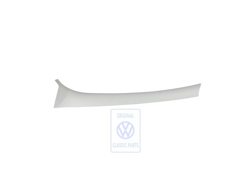 Original VW A-Pillar Trim Pearl Grey - 6N0867233B X30