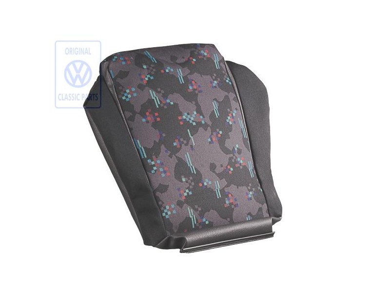 Original VW Seat Cover (Cloth/Leatherette) Off-Black - 6N0881405J DRE