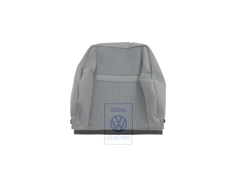 Original VW Backrest Cover (Fabric) Flannel Grey - 6N0881805BGHDF