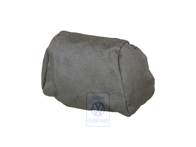 Original VW Head Restraint Cover (Cloth) Off-Black - 6N0881921F B84
