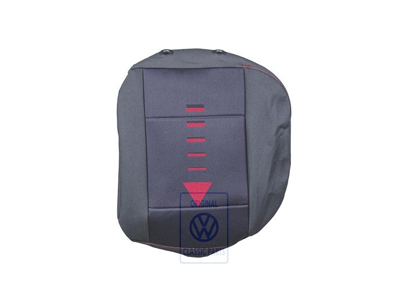 Original VW Seat Covering (Fabric) Off-Black - 6N0885405BSHBC