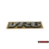 Original VW VR6 Rear Trunk Boot Badge Emblem - 7D0853675 Z10