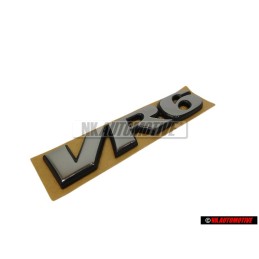 Original VW VR6 Rear Trunk Boot Badge Emblem - 7D0853675 Z10