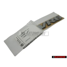 Original VW VR6 Rear Trunk Boot Badge Emblem - 7D0853675 Z10