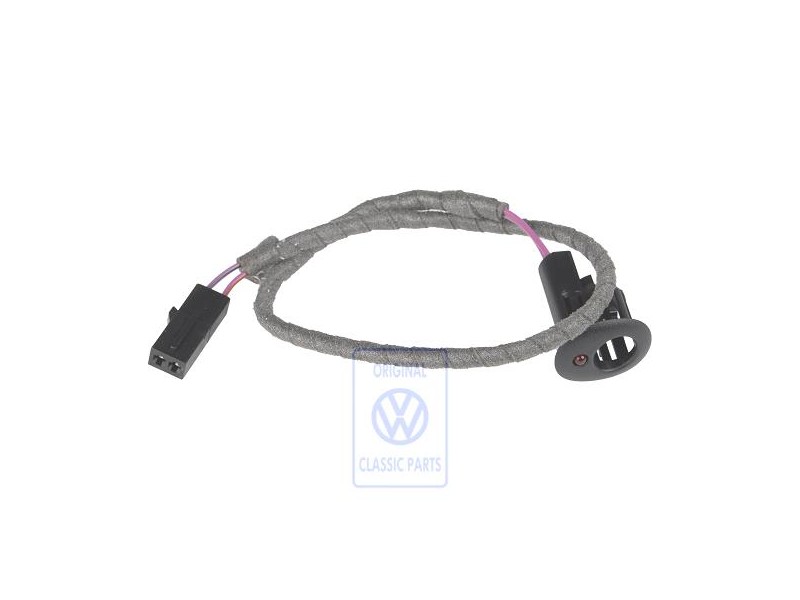 Original VW Warning Lamp Satin Black - 6N1919238 01C