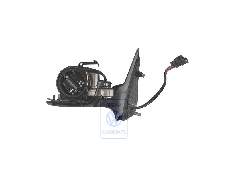 Original VW Exterior Mirror Housing Satin Black - 6N2857507E 01C