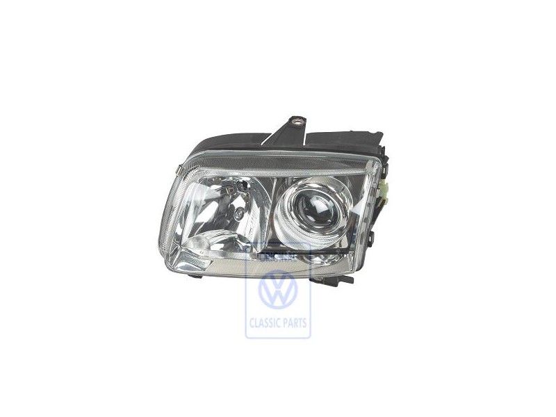 Original VW Halogen Twin Headlights For Gas Discharge Bulb - 6N2941017M