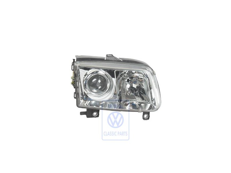 Original VW Halogen Twin Headlights For Gas Discharge Bulb - 6N2941018M
