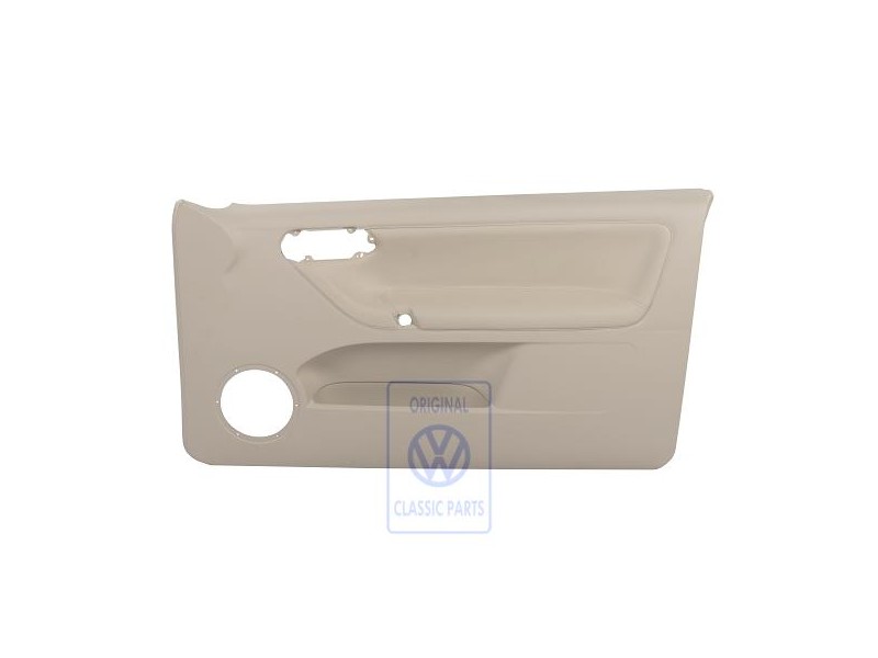 Original VW Door Panel Trim (Leather) Cream - 6N3867012DCFWK