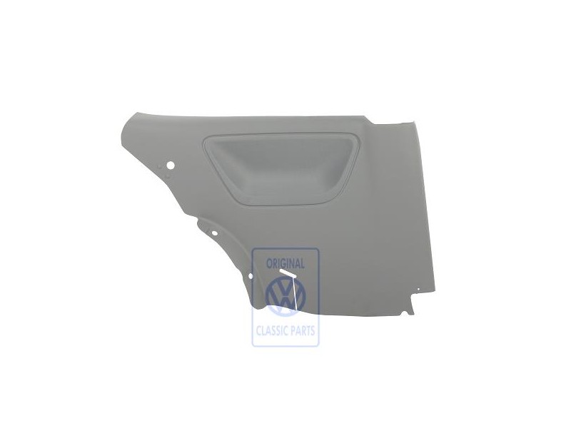 Original VW Side Trim (Fabric) Flannel Grey - 6N3867043BKHDZ