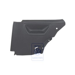 Original VW Side Panel Trim (Leather) Off-Black - 6N3867044BQMEA