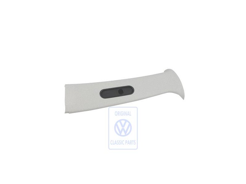 Original VW B-Pillar Trim Pearl Grey - 6N3867281 X30