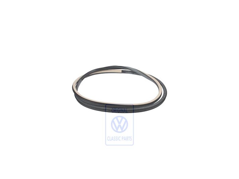 Original VW Door Seal Satin Black/Cream - 6N3867365K HGZ