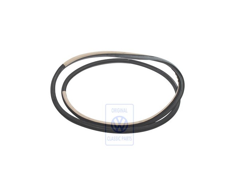Original VW Door Seal Satin Black/Cream - 6N3867366F HGZ