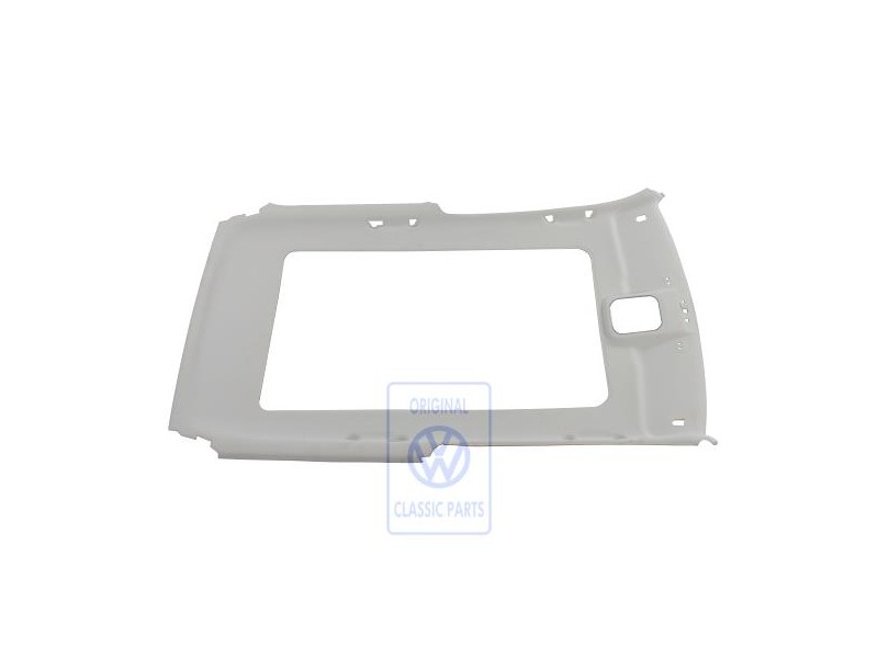 Original VW Moulded Headliner Pearl Grey - 6N3867501BAX09