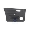 Original VW Door Panel Trim (Leather) Black - 6N4867011DCEGX
