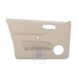 Original VW Door Panel Trim (Leather) Cream - 6N4867011DCFWK