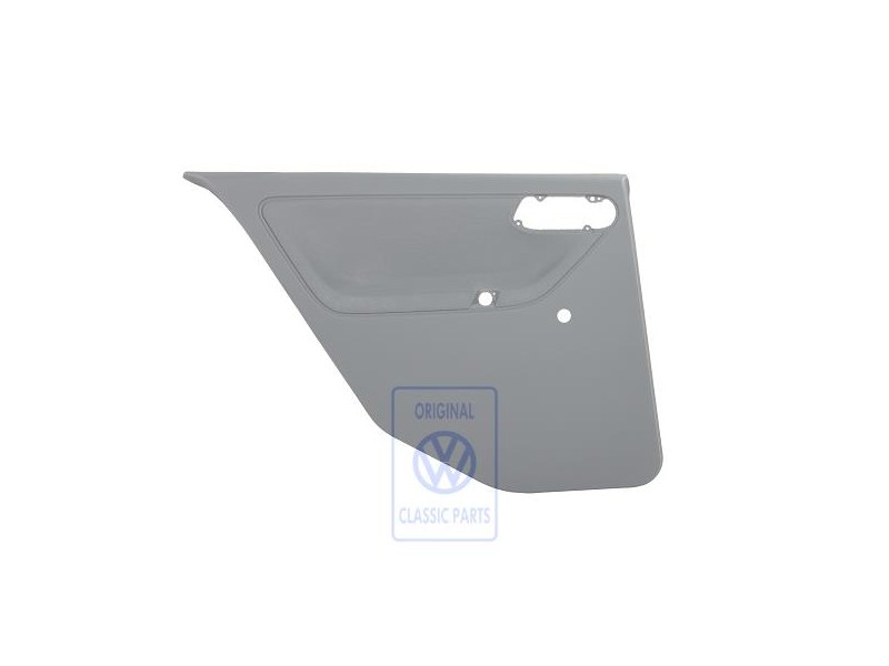 Original VW Door Panel Trim (Cloth) Flannel Grey - 6N4867211AEHDZ