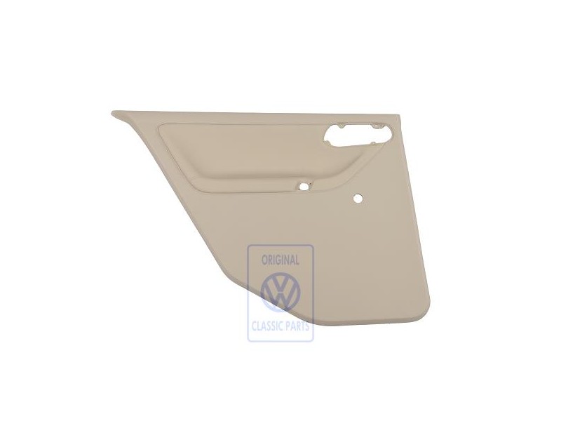 Original VW Door Panel Trim (Leather) Cream - 6N4867211AFFWK