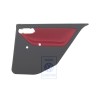 Original VW Door Panel Trim (Cloth) Flash Red/Off-Black - 6N4867212AEHLX