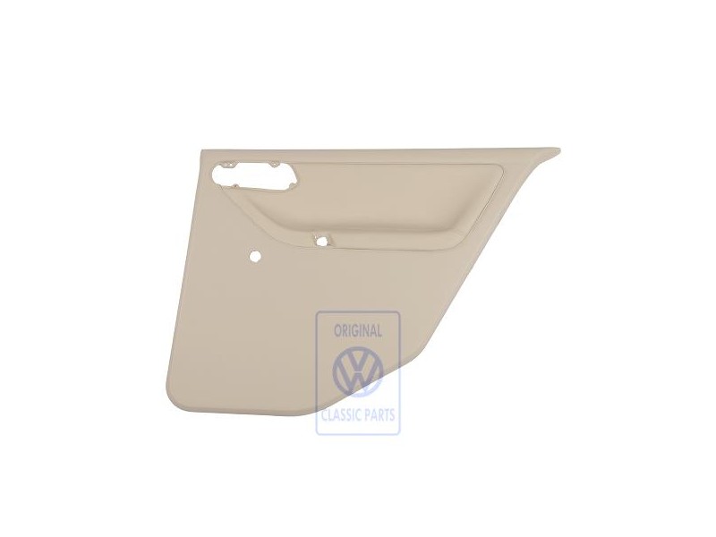 Original VW Door Panel Trim (Leather) Cream - 6N4867212AFFWK