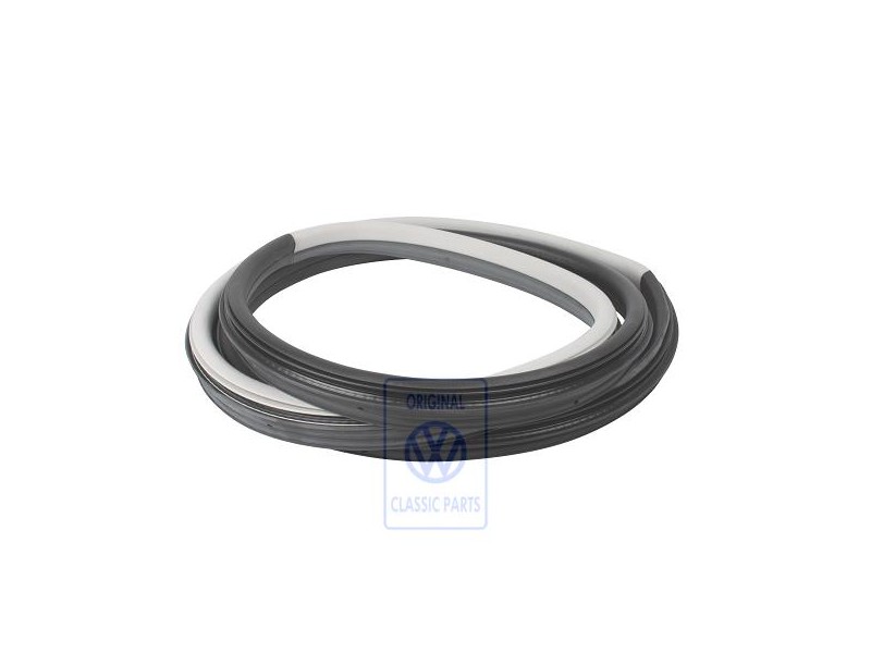 Original VW Door Seal Satin Black/Pearl Grey - 6N4867365D DQX