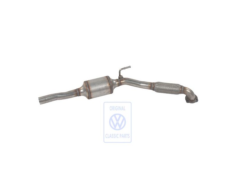 Original VW Exhaust Pipe With Catalyst - 6Q0254501TX