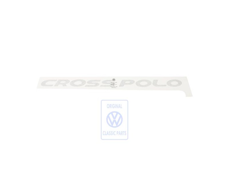 Original VW Film Lettering Silver - 6Q0853423 1W4