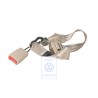 Original VW Lap Belt And Belt Lock Cream - 6Q0857487B HZP