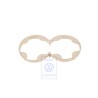 Original VW Retaining Ring Cream Beige - 6Q0863191 3PT