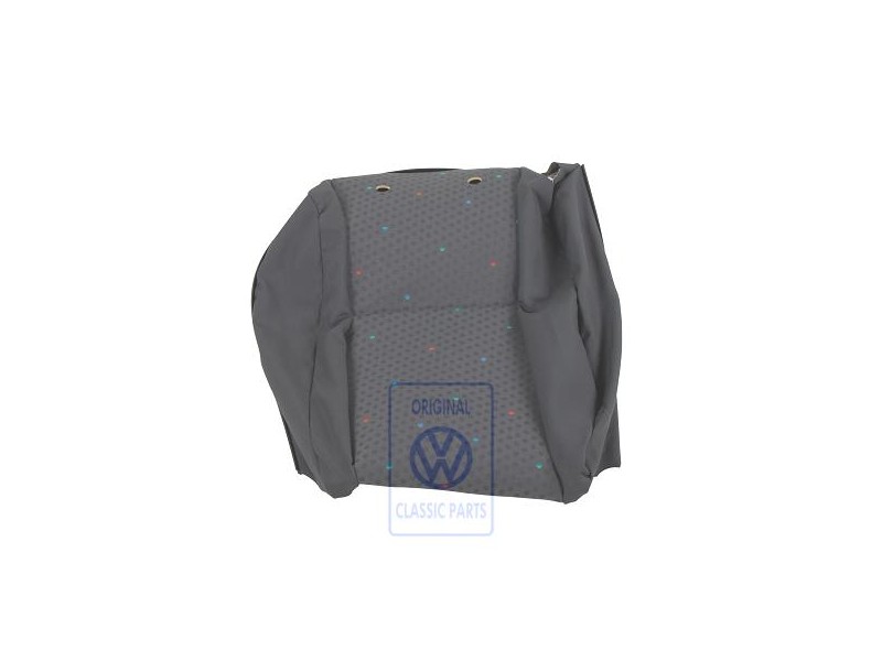 Original VW Backrest Cover (Cloth/Leatherette) Anthracite - 6Q0885805BQMTP