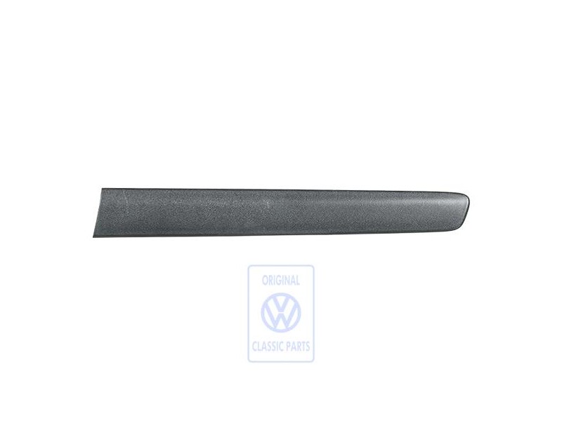 Original VW Protective Strip For Side Sect Satin Black - 6Q3853535 9B9