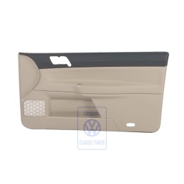 Original VW Door Trim (Leatherette) Anthracite/Cream - 6Q3867012EMQMS