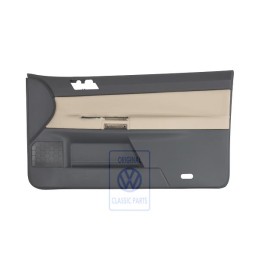 Original VW Door Trim (Leatherette) Anthracite/Cream - 6Q3867012ENQMS