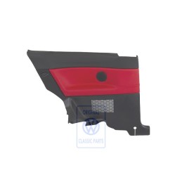 Original VW Side Panel Trim (Leather) Flash Red/Anthracite - 6Q3867043PNQMU