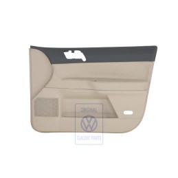 Original VW Door Trim (Leatherette) Anthracite/Cream - 6Q4867012GMQMS