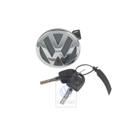 Original VW Lock Cylinder With Keys And Housing - 6Q5827469F