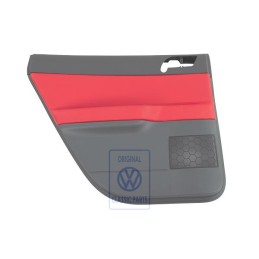 Original VW Door Panel Trim (Leather) Flash Red/Anthracite - 6Q6867211FTQMU