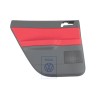Original VW Door Panel Trim (Leather) Flash Red/Anthracite - 6Q6867211FTQMU