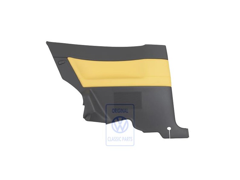 Original VW Door Panel Trim (Leather) Yellow/Anthracite - 6Q6867211FTQMV