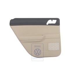 Original VW Door Trim (Leatherette) Anthracite/Cream - 6Q6867211GBQMS