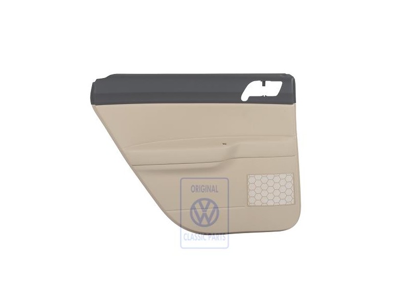 Original VW Door Trim (Leatherette) Anthracite/Cream - 6Q6867211GBQMS