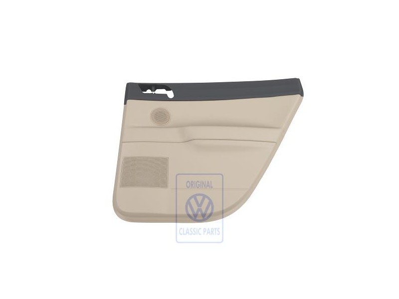 Original VW Door Trim (Leatherette) Anthracite/Cream - 6Q6867212GCQMS