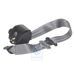 Original VW Three-Point Safety Belt Flannel Grey - 6QD857806 HCQ