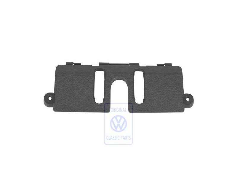 Original VW Cover For Bonnet Lock Titan Black - 6R6863651 82V