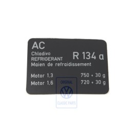 Original VW Data Plate - 6U0010205F